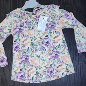 Remera Floreada Elástizada